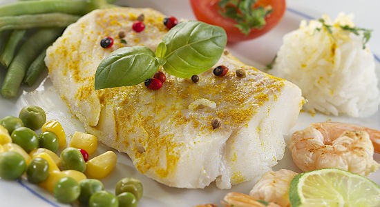 pad cod cod fillet, cooking steam, cod fillet with curry