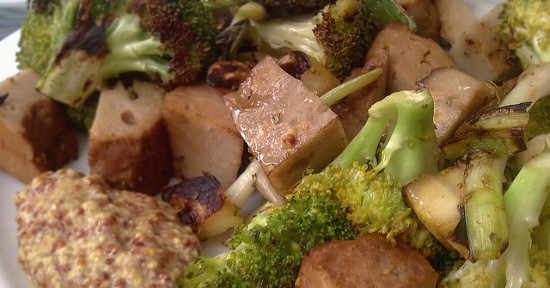 Seitan e broccoli