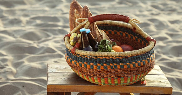 Cibo in spiaggia