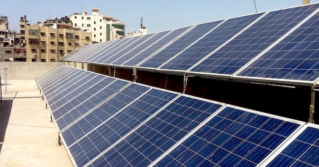 Ospedale fotovoltaico a Gaza