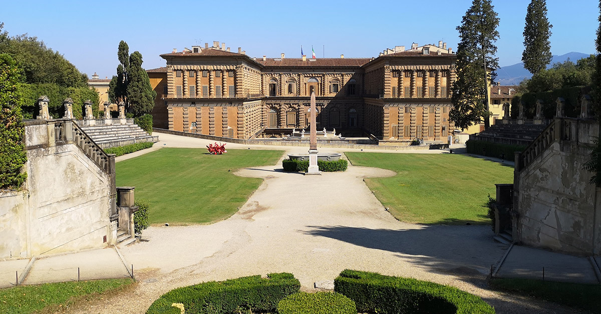 Giardino di Boboli, Palazzo Pitti